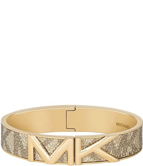 gold michael kors logo bar|Michael Kors bracelet macy's.